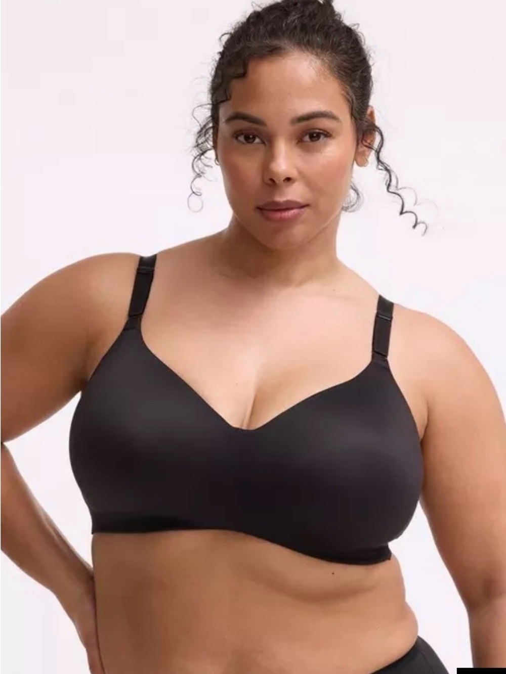 Torrid - NWT, Wire Free Lightly Lined Smooth Bra, Black, 46H Curve,